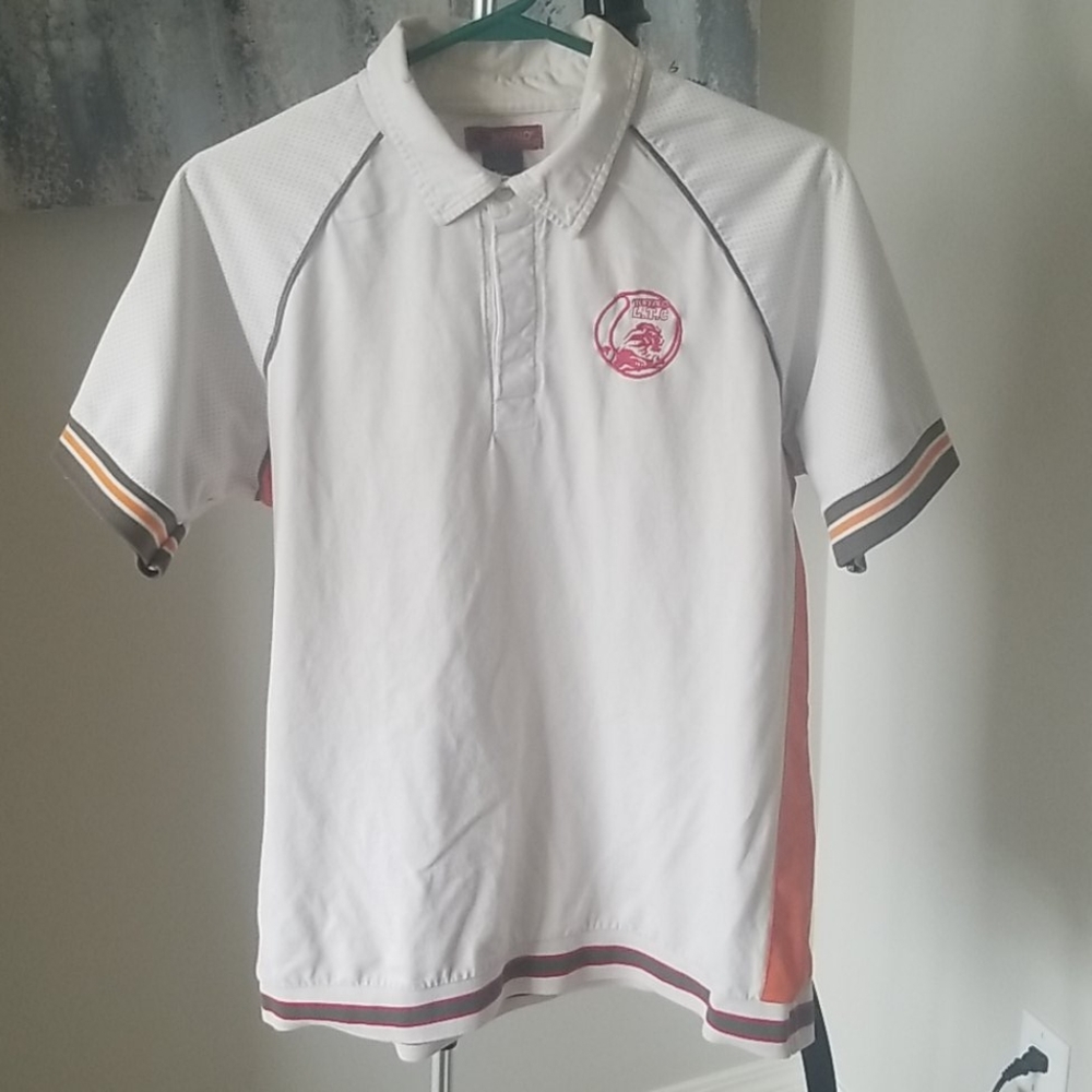 Buffalo white Polo shirt sleeved shirt